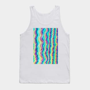 Neon Rainbow Static Tank Top